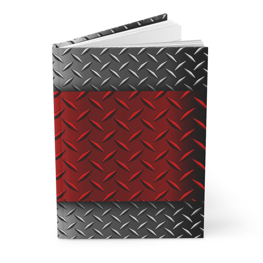 Red Steel Hardcover Journal