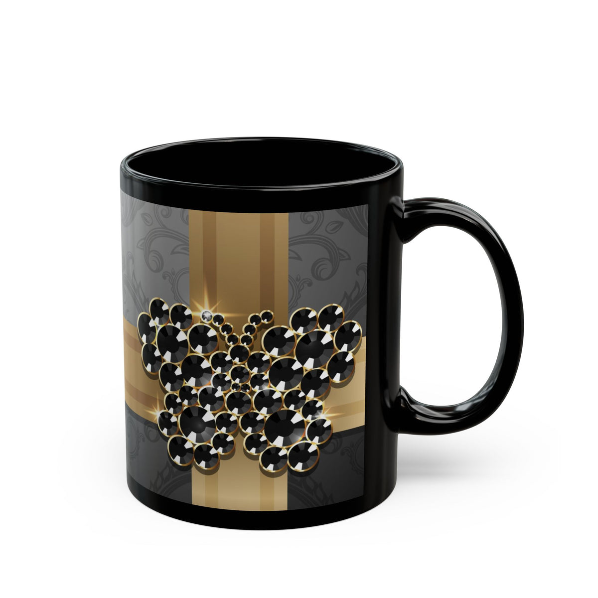 Butterfly Brilliance Black Mug (11oz, 15oz)