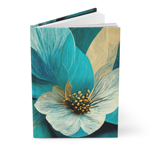 Aqua Elegance Hardcover Journal