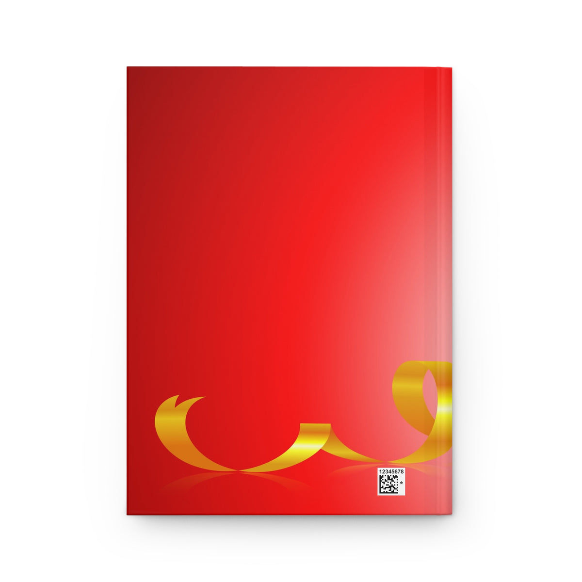 Golden Ribbon Hardcover Journal