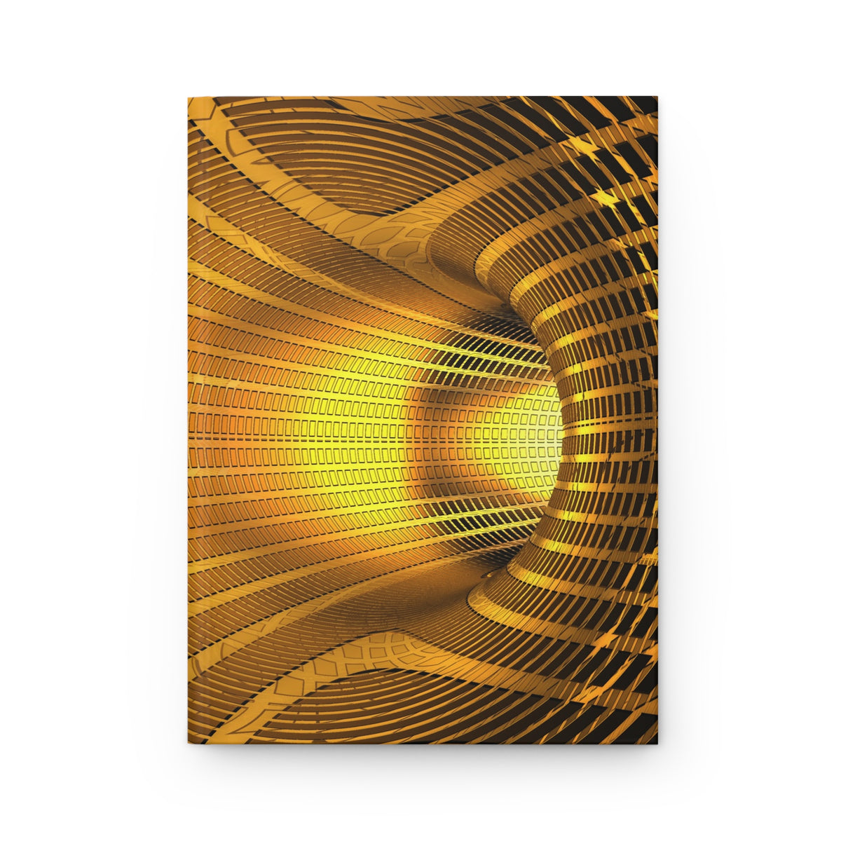 Golden Vortex Hardcover Journal