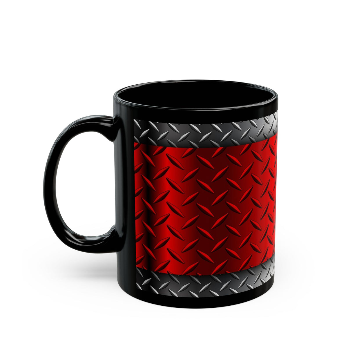 Red Steel Black Mug (11oz, 15oz)