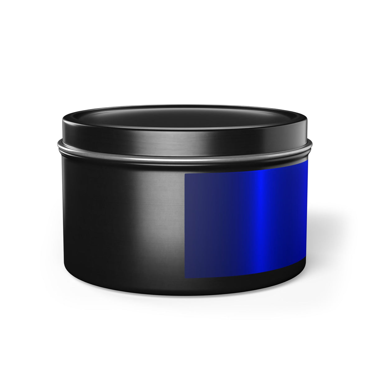 Blue Steel Tin Candles