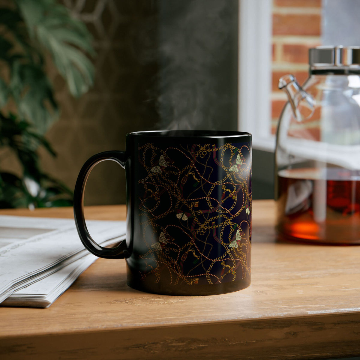 Captive Butterfly Black Mug (11oz, 15oz)
