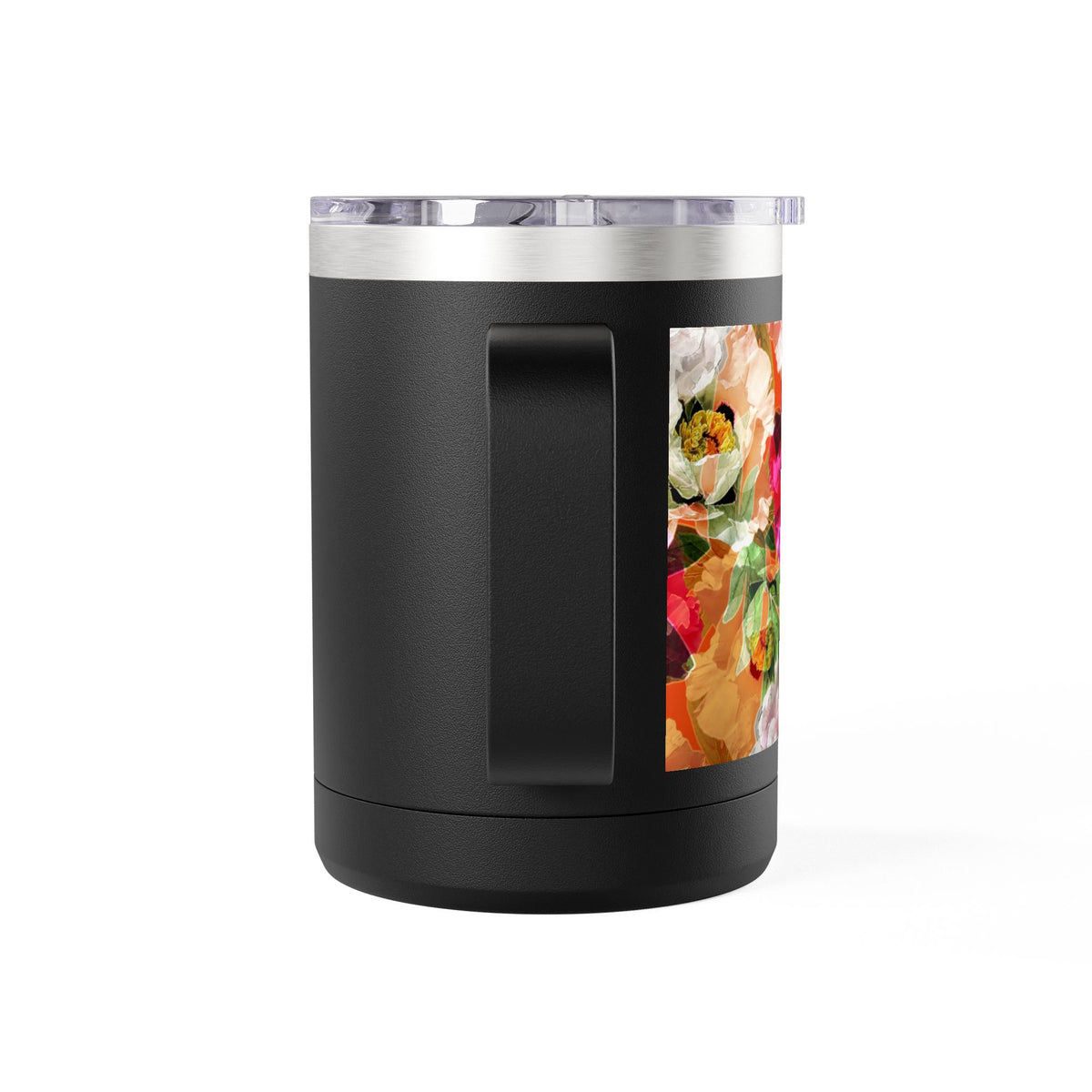 Floral Peony 15oz Insulated Coffee Tumbler