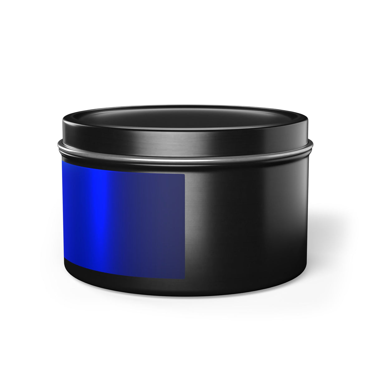 Blue Steel Tin Candles