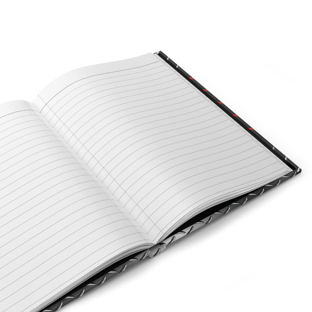 Red Steel Hardcover Journal