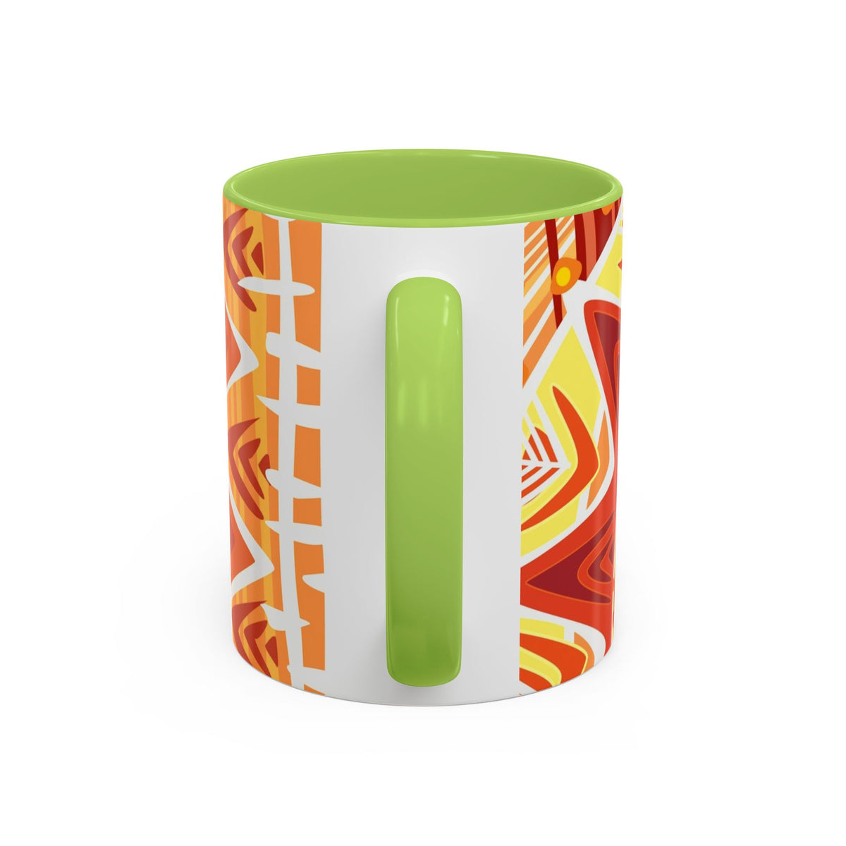 African Sun Goddess- Accent Coffee Mug — Colorful Tribal Art 11/15oz