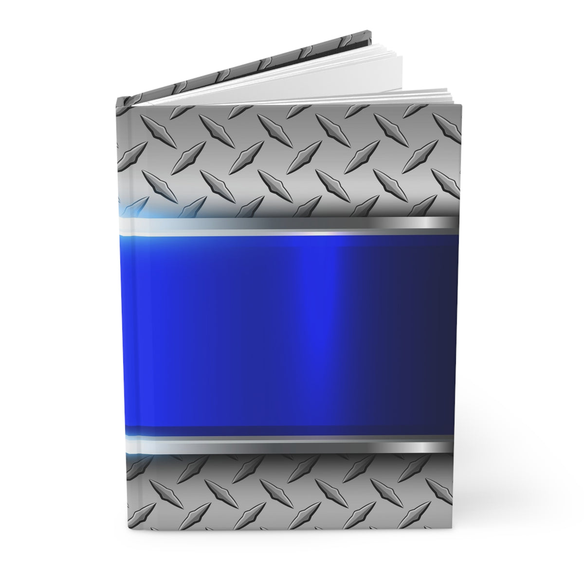 Blue Steel Hardcover Journal