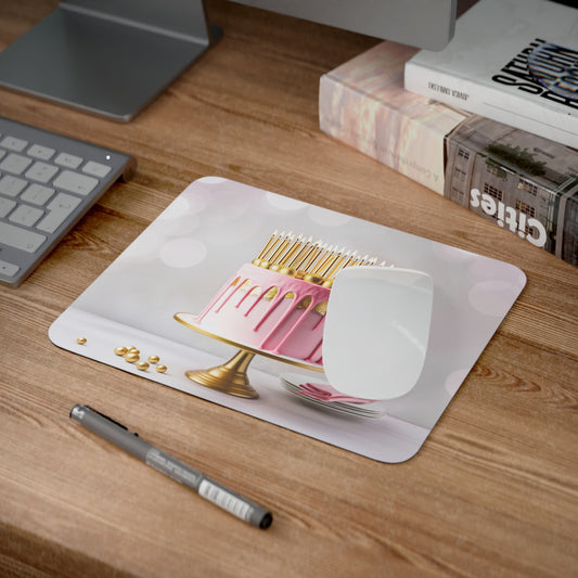 Candle Pink Melt Desk Mouse Pad