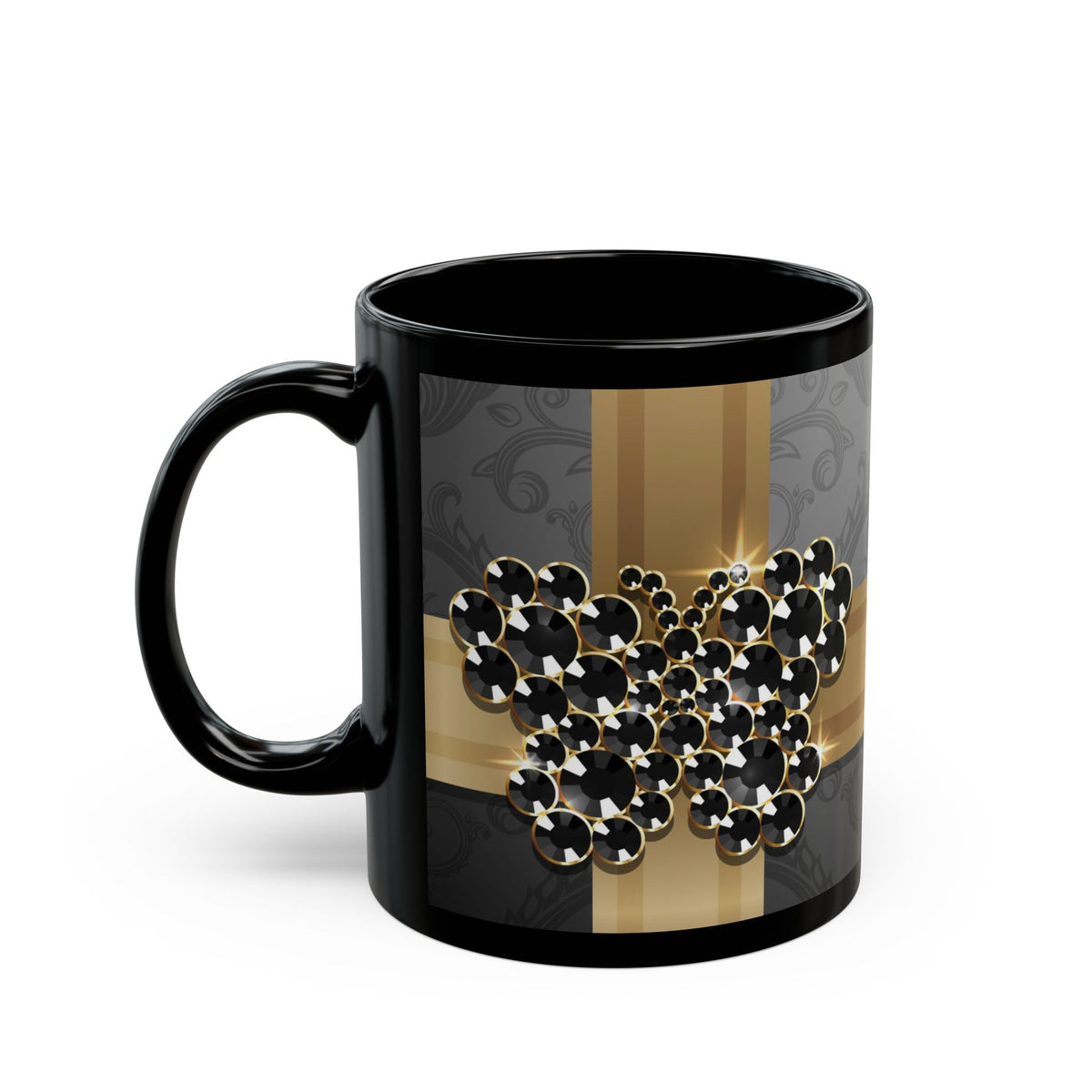 Butterfly Brilliance Black Mug (11oz, 15oz)
