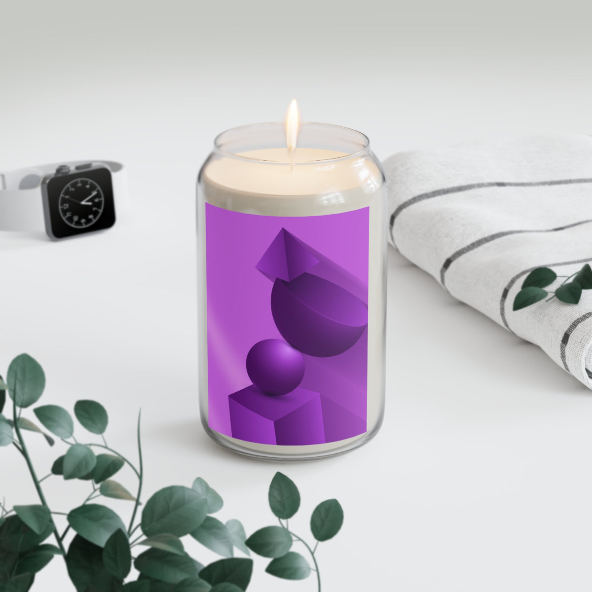 Purple Scented Candle, 13.75oz