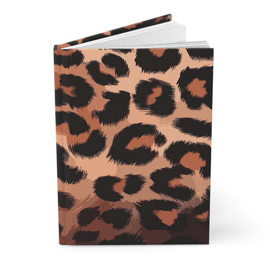 Cheetah Print Hardcover Journal