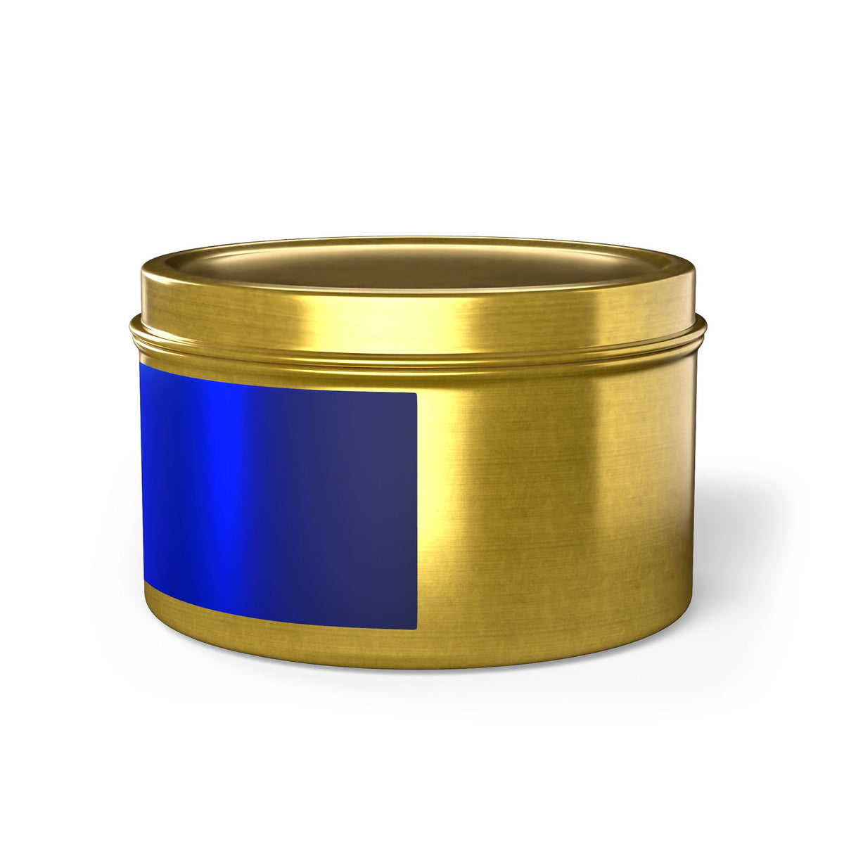 Blue Steel Tin Candles
