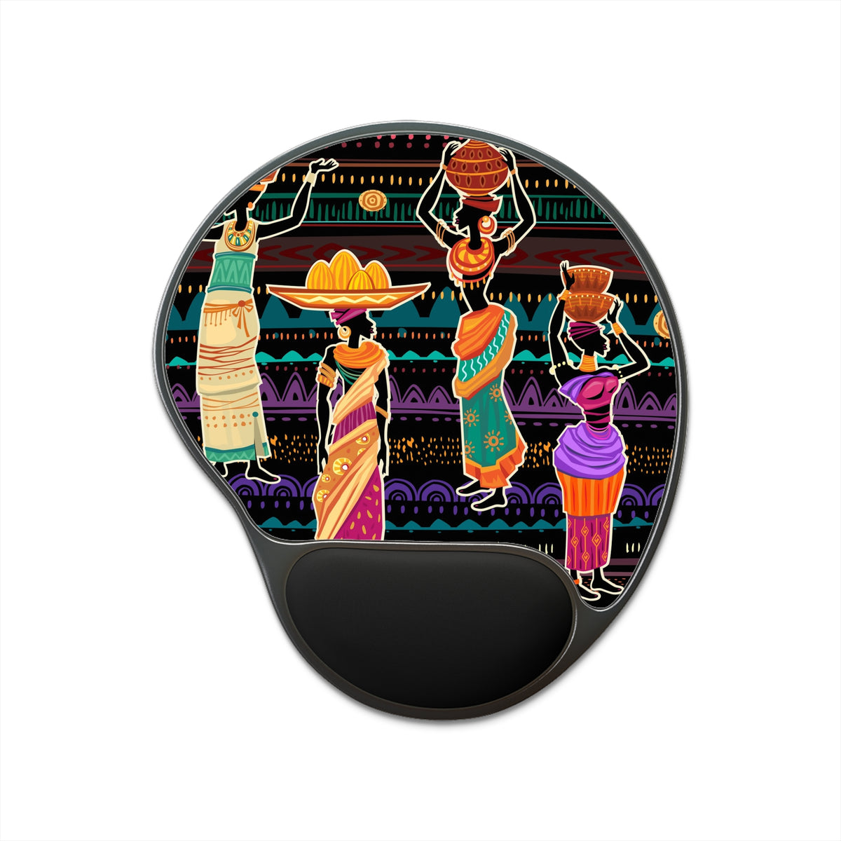 African Grace Mouse Pad With Wrist Rest