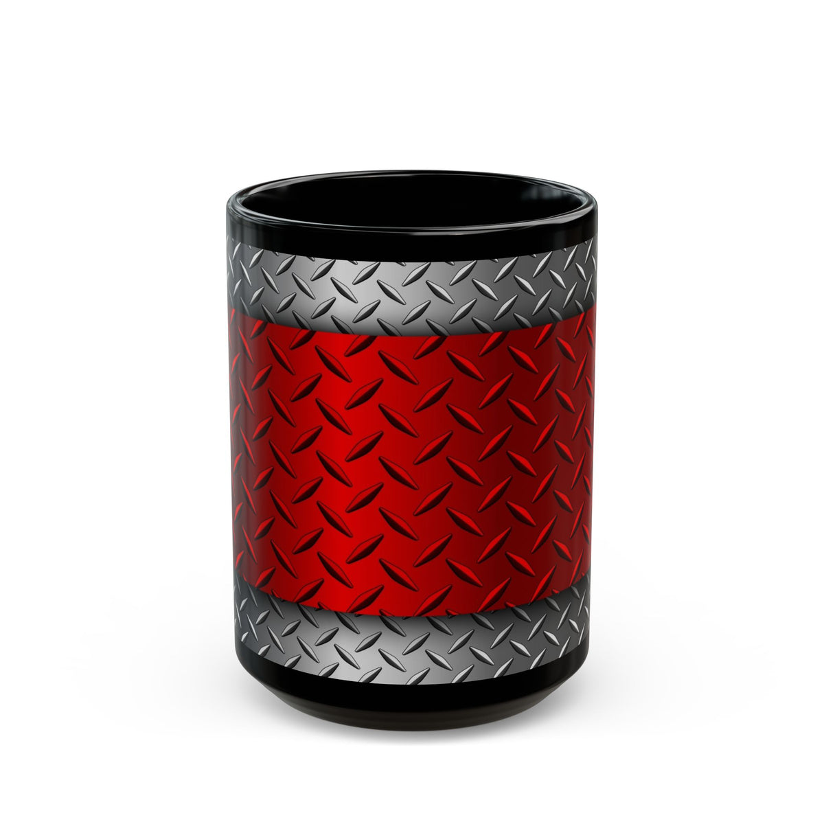 Red Steel Black Mug (11oz, 15oz)