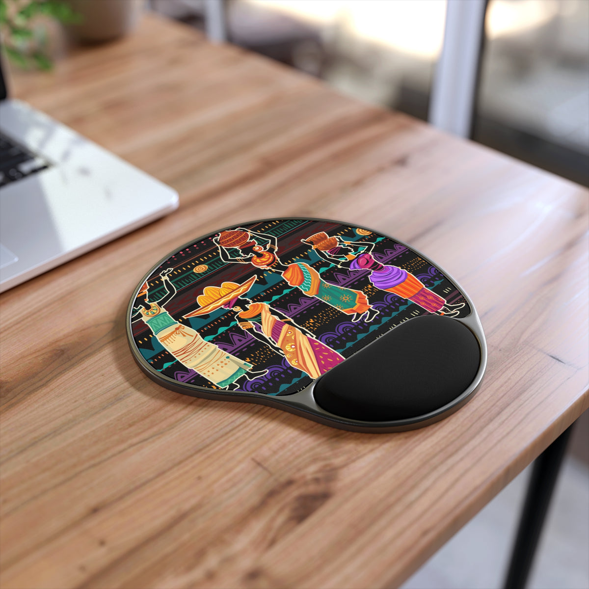 African Grace Mouse Pad With Wrist Rest