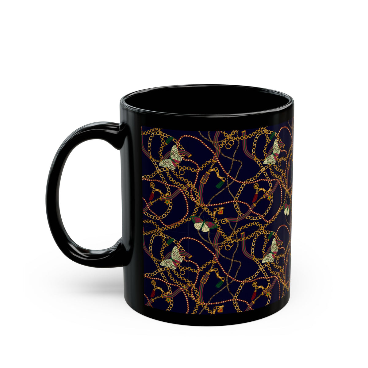 Captive Butterfly Black Mug (11oz, 15oz)