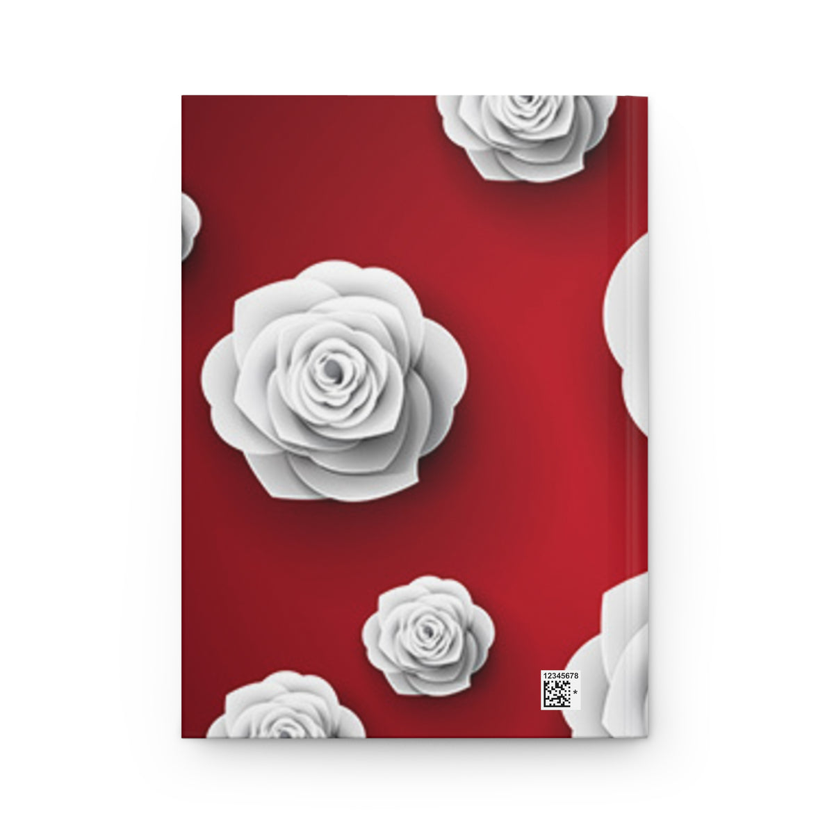 Crimson Blooms Hardcover Journal