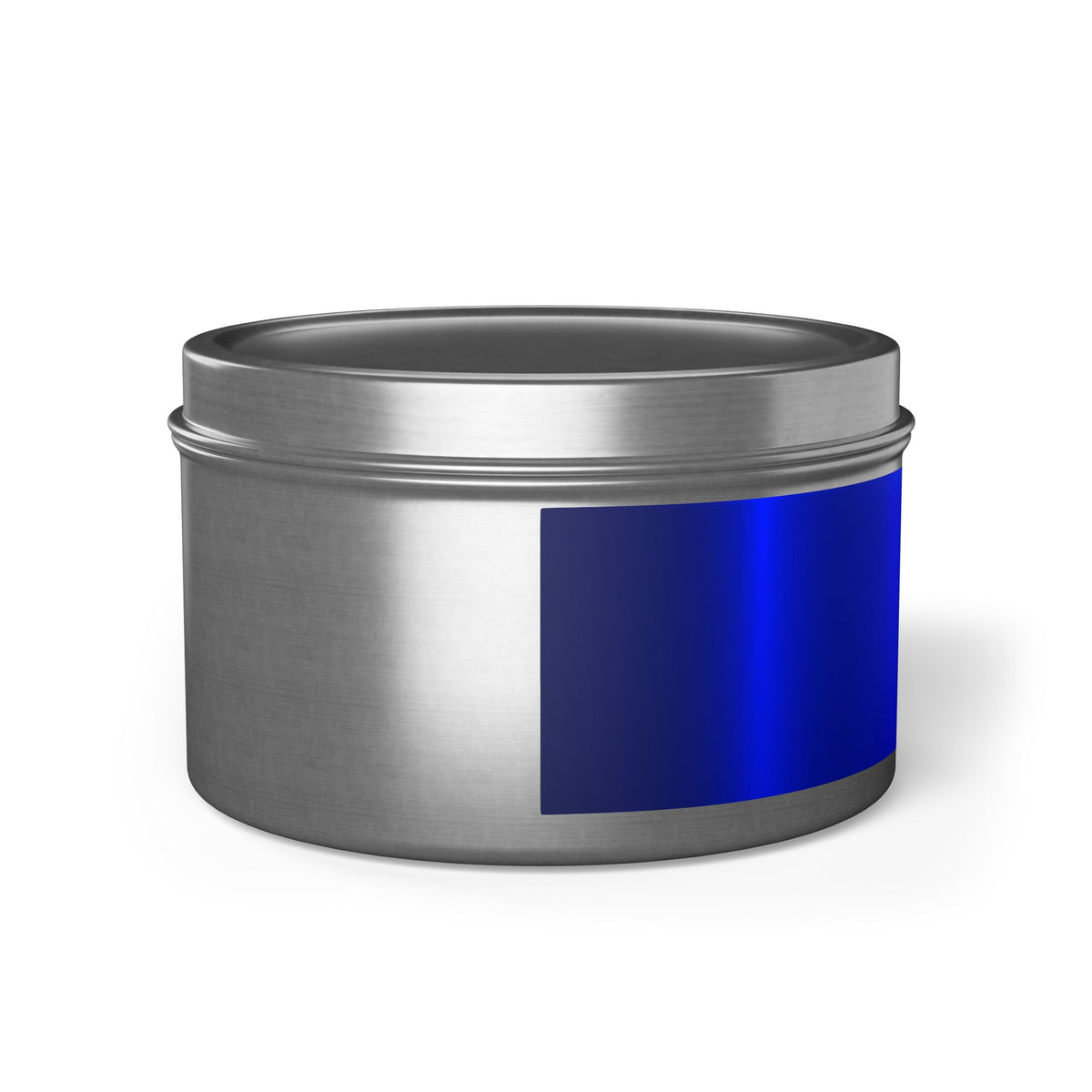 Blue Steel Tin Candles