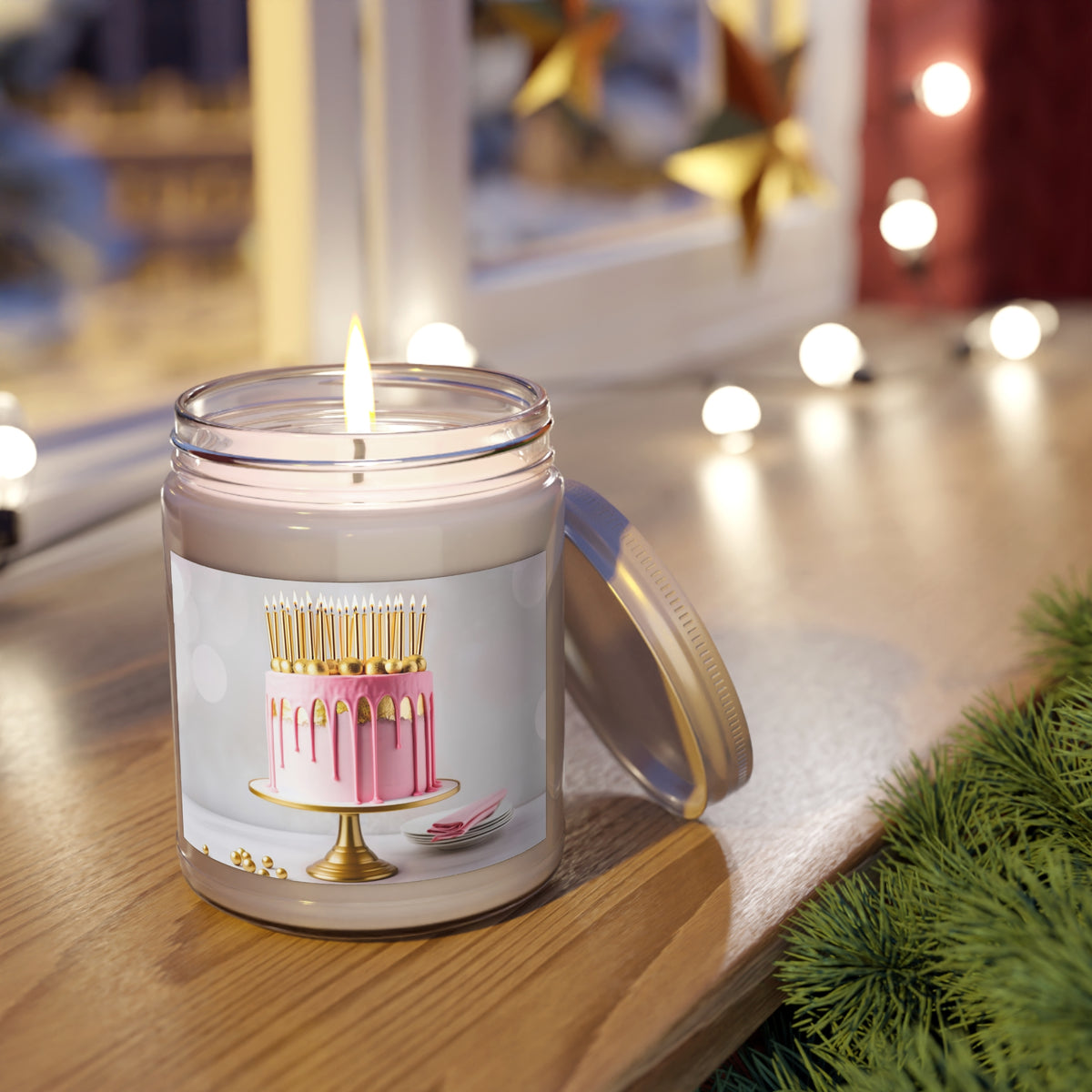 Candle Pink Melt Scented Candles, 9oz