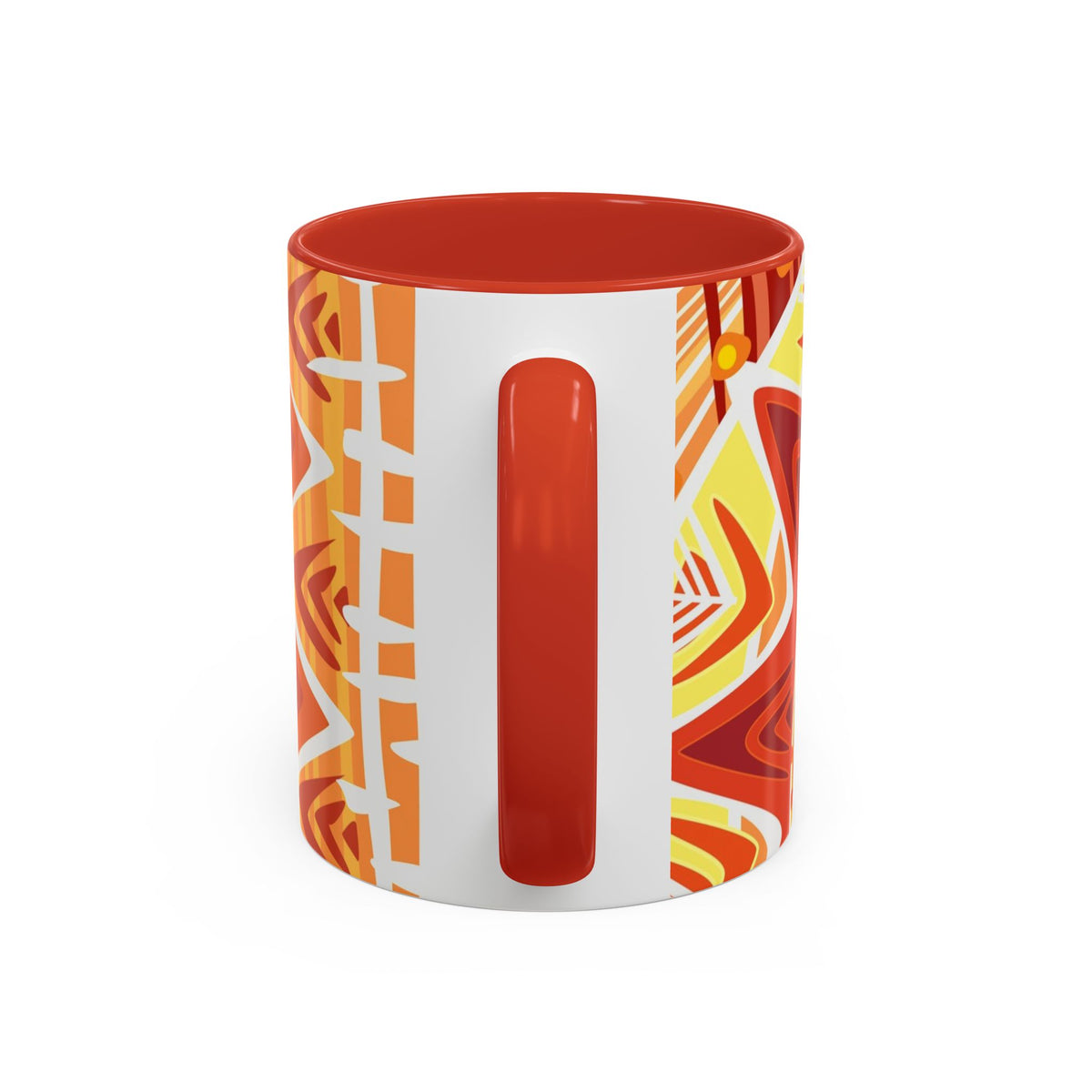 African Sun Goddess- Accent Coffee Mug — Colorful Tribal Art 11/15oz