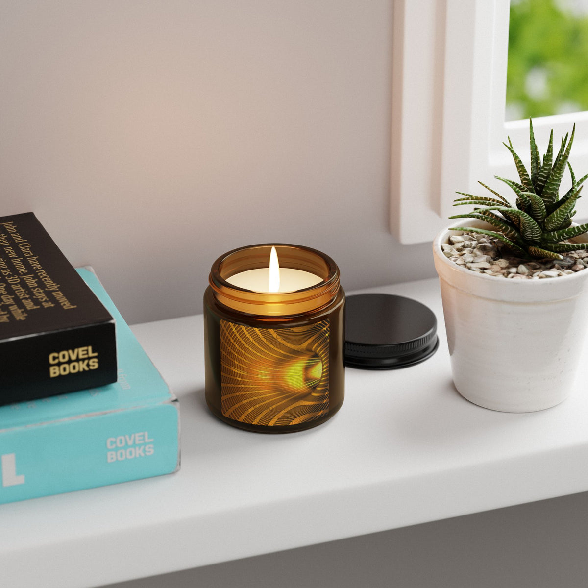 Golden Vortex Scented Soy Candle