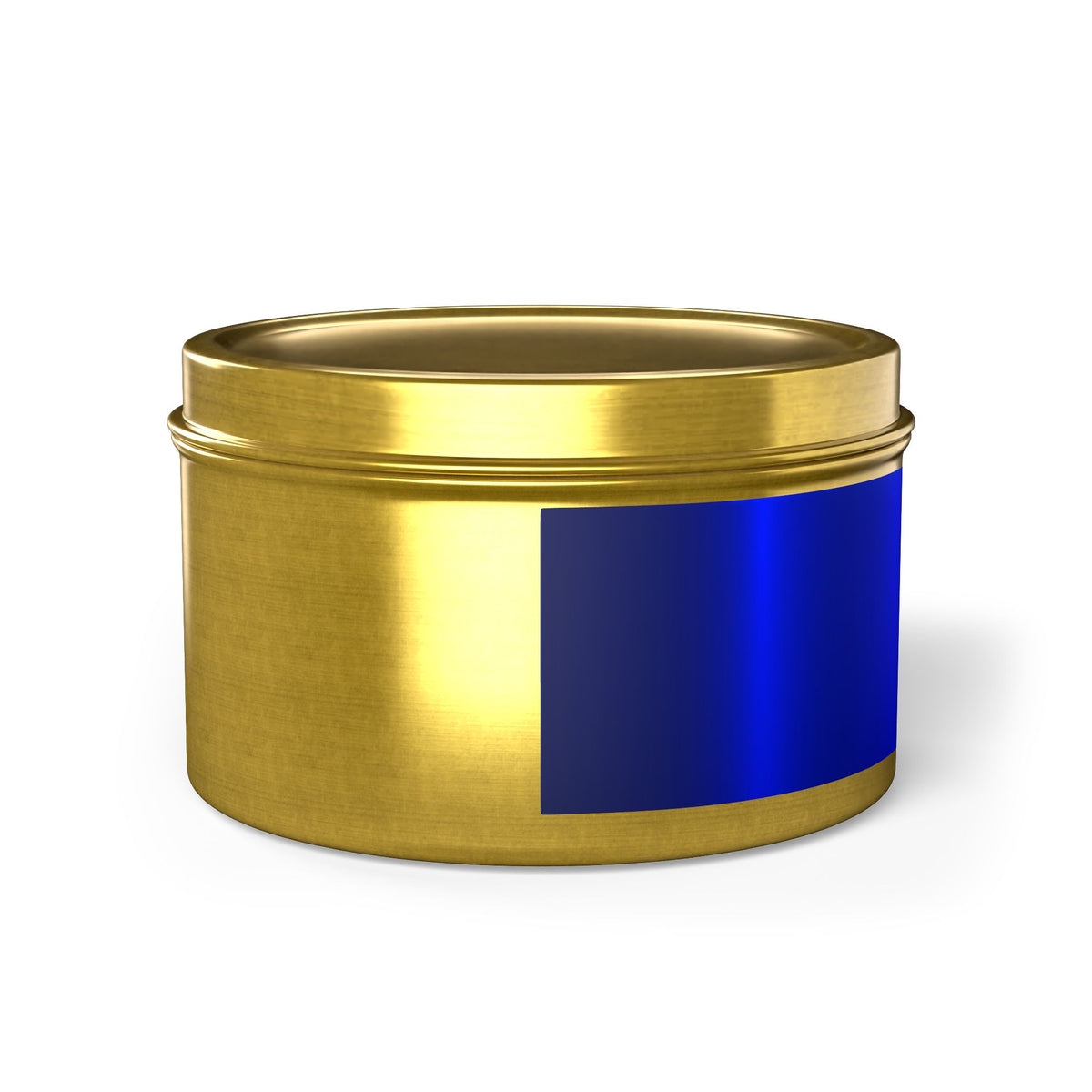 Blue Steel Tin Candles
