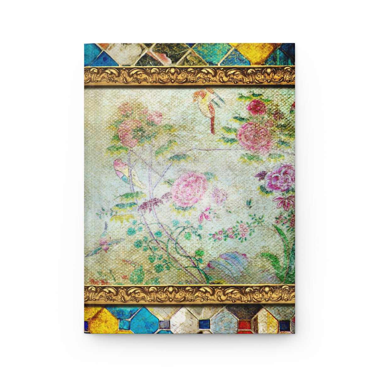 Antique Floral Hardcover Journal