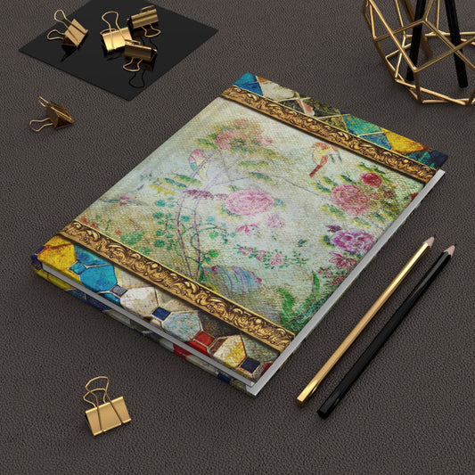 Antique Floral Hardcover Journal