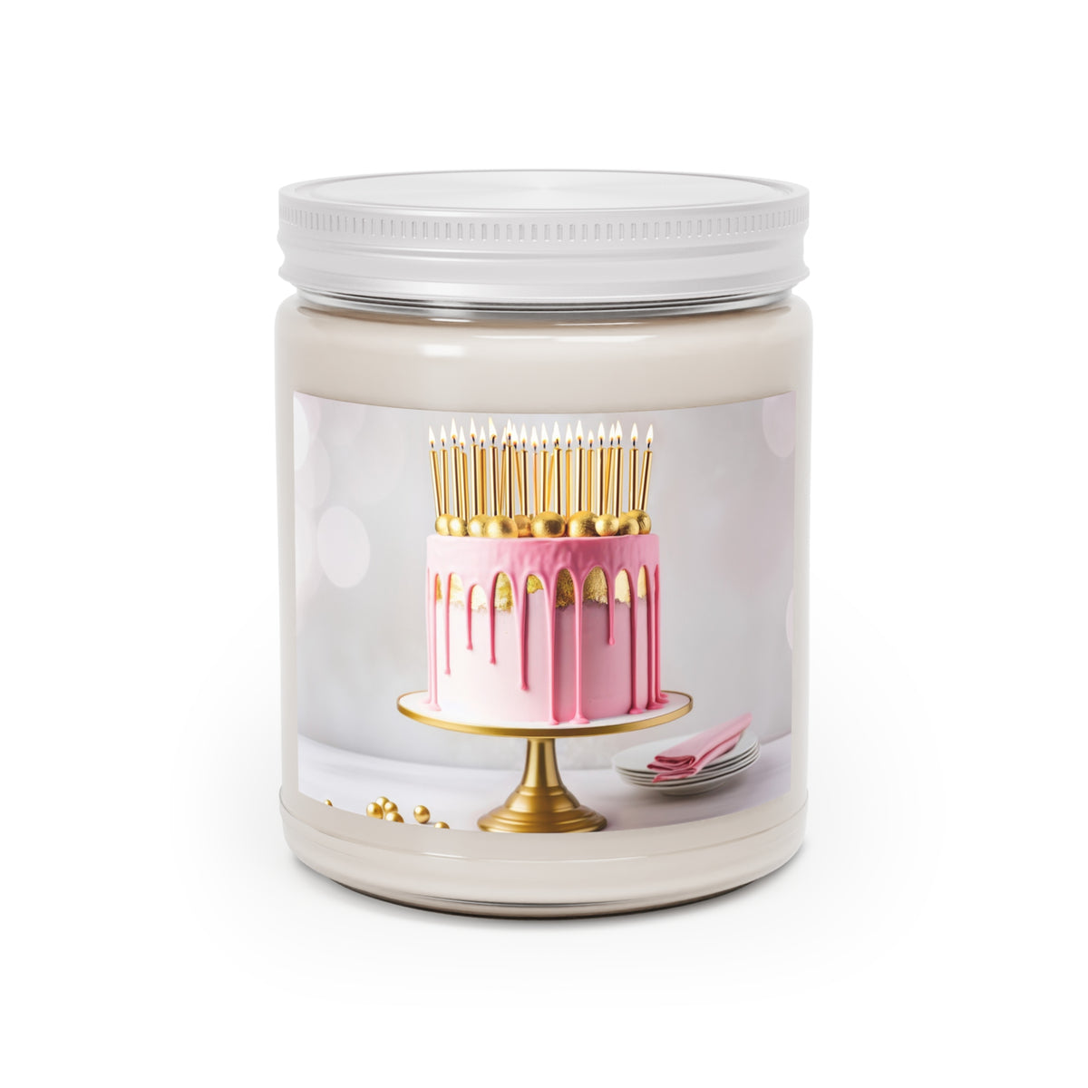 Candle Pink Melt Scented Candles, 9oz