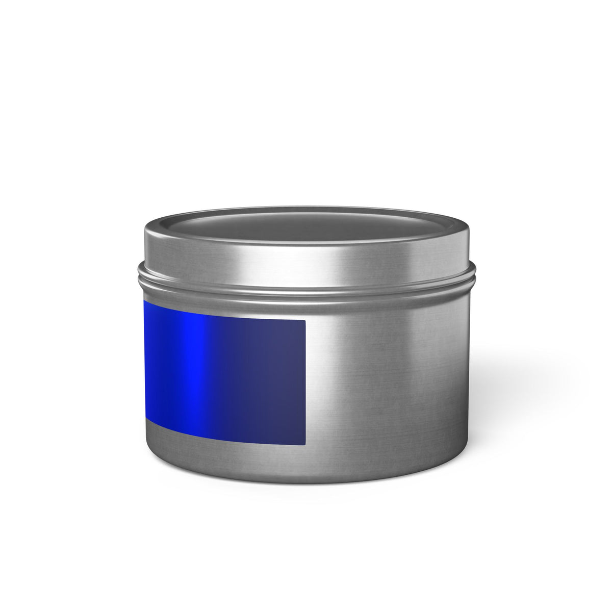 Blue Steel Tin Candles