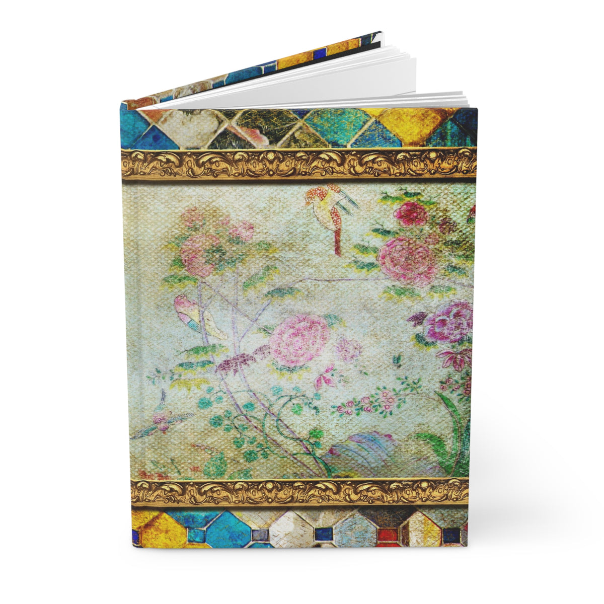 Antique Floral Hardcover Journal