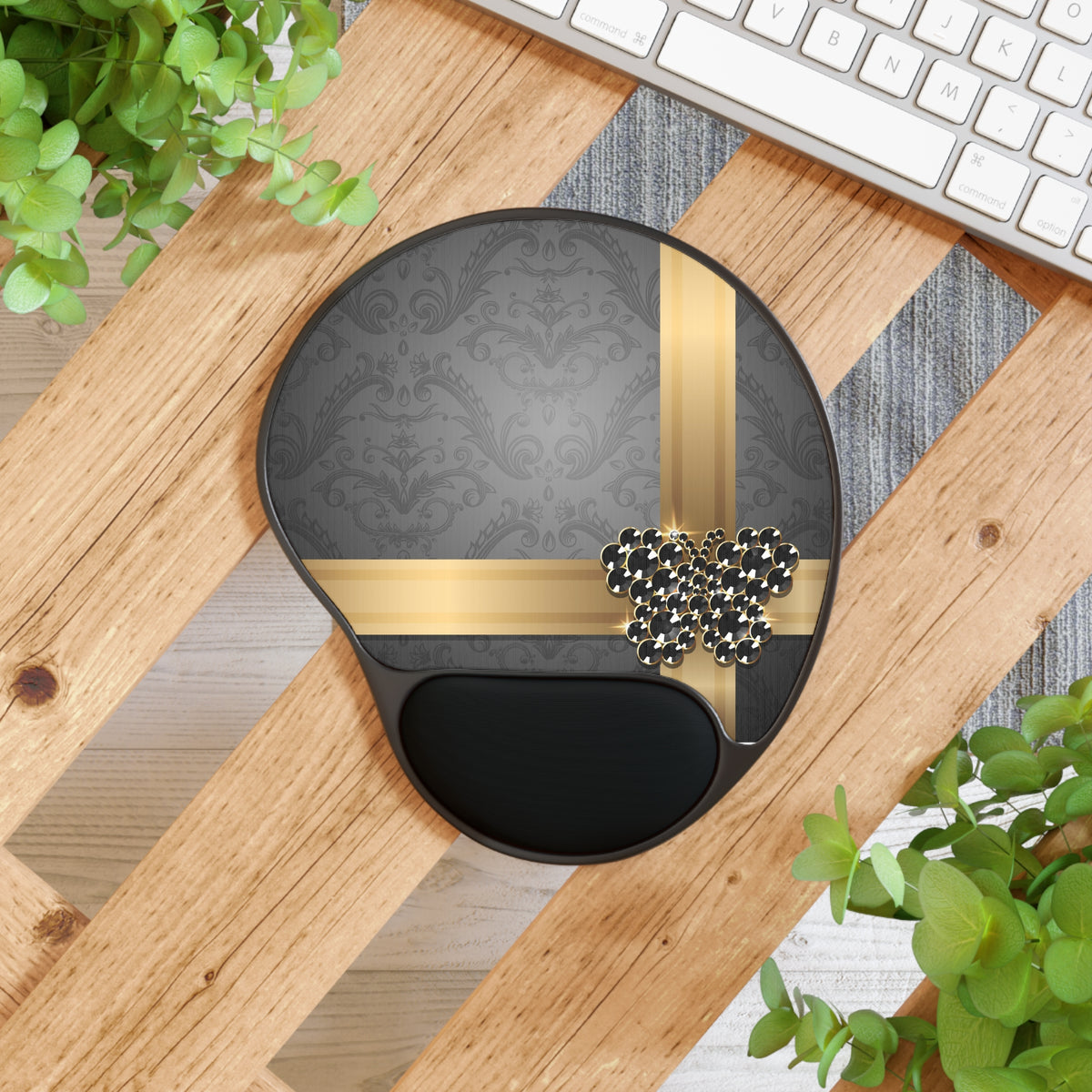Butterfly Brilliance Mouse Pad With Wrist Rest