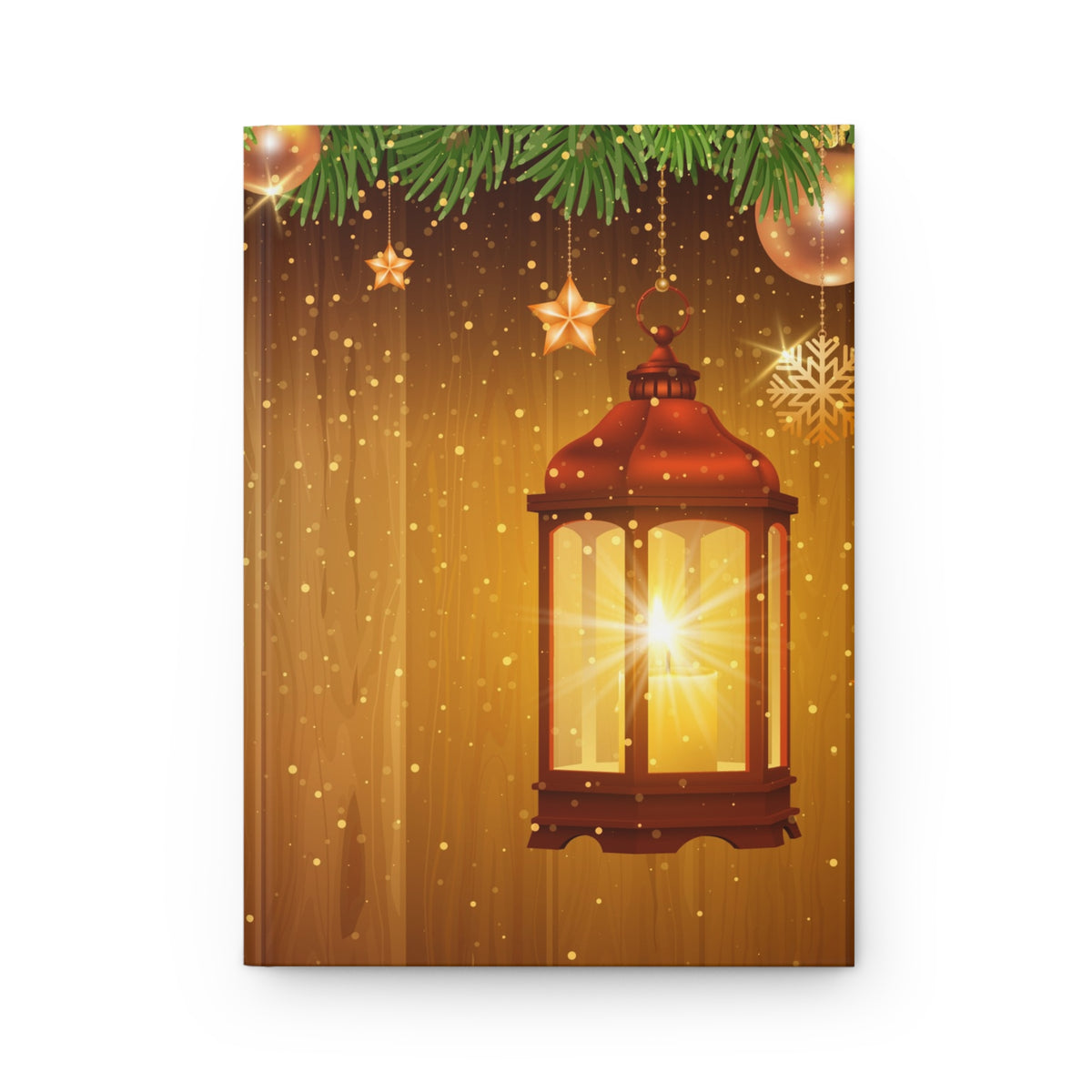 Candle Holiday Glow Hardcover Journal