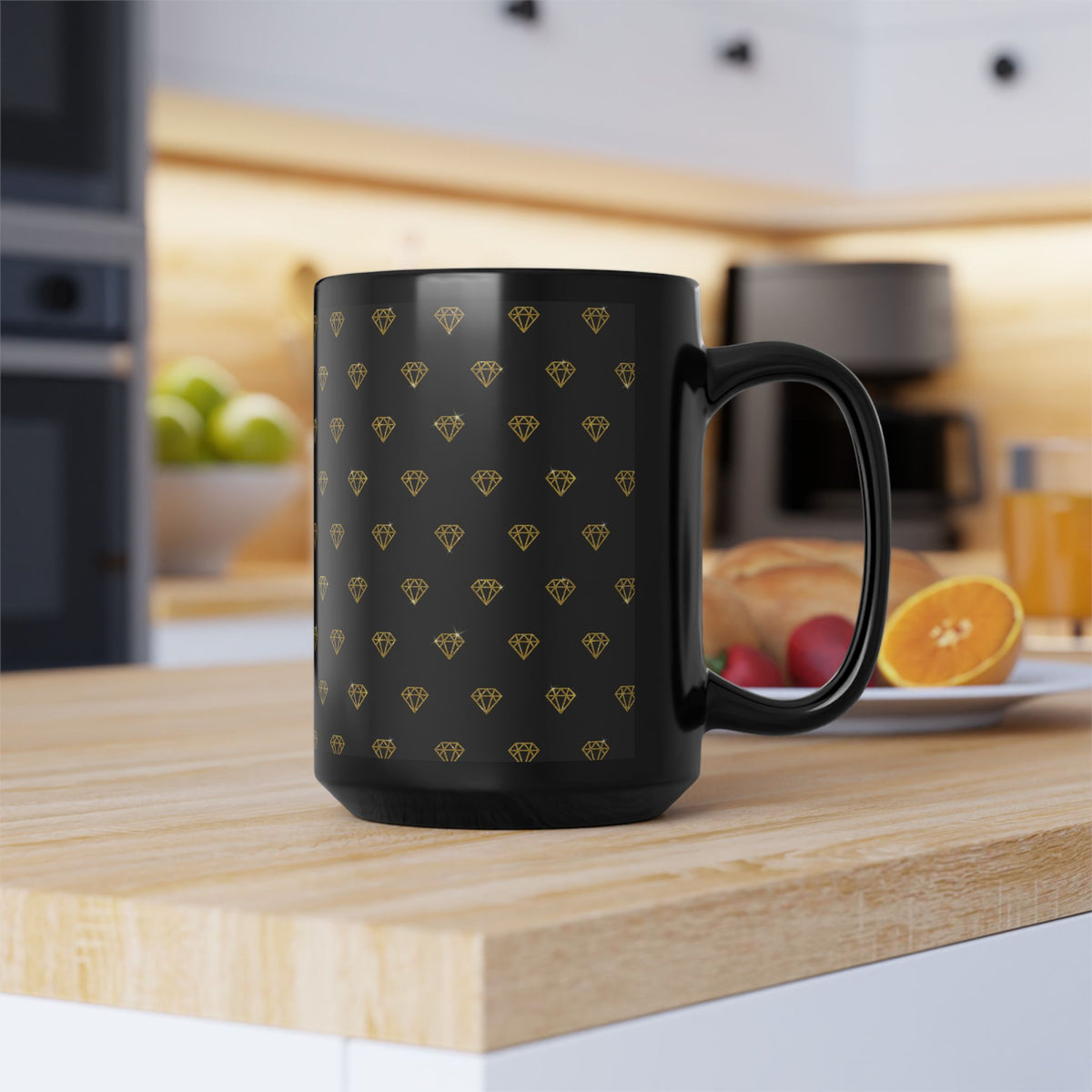Black Diamond Black Mug (11oz, 15oz)