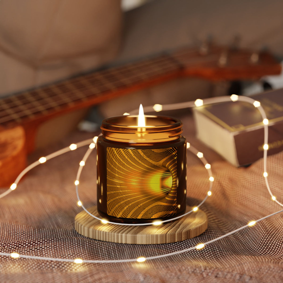 Golden Vortex Scented Soy Candle