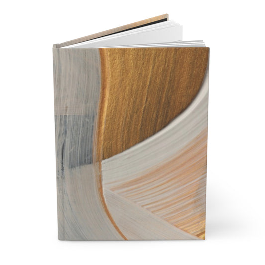 Gold Brush Hardcover Journal