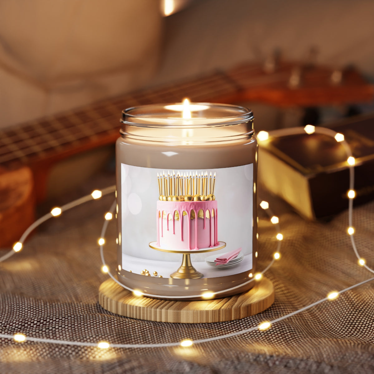 Candle Pink Melt Scented Candles, 9oz