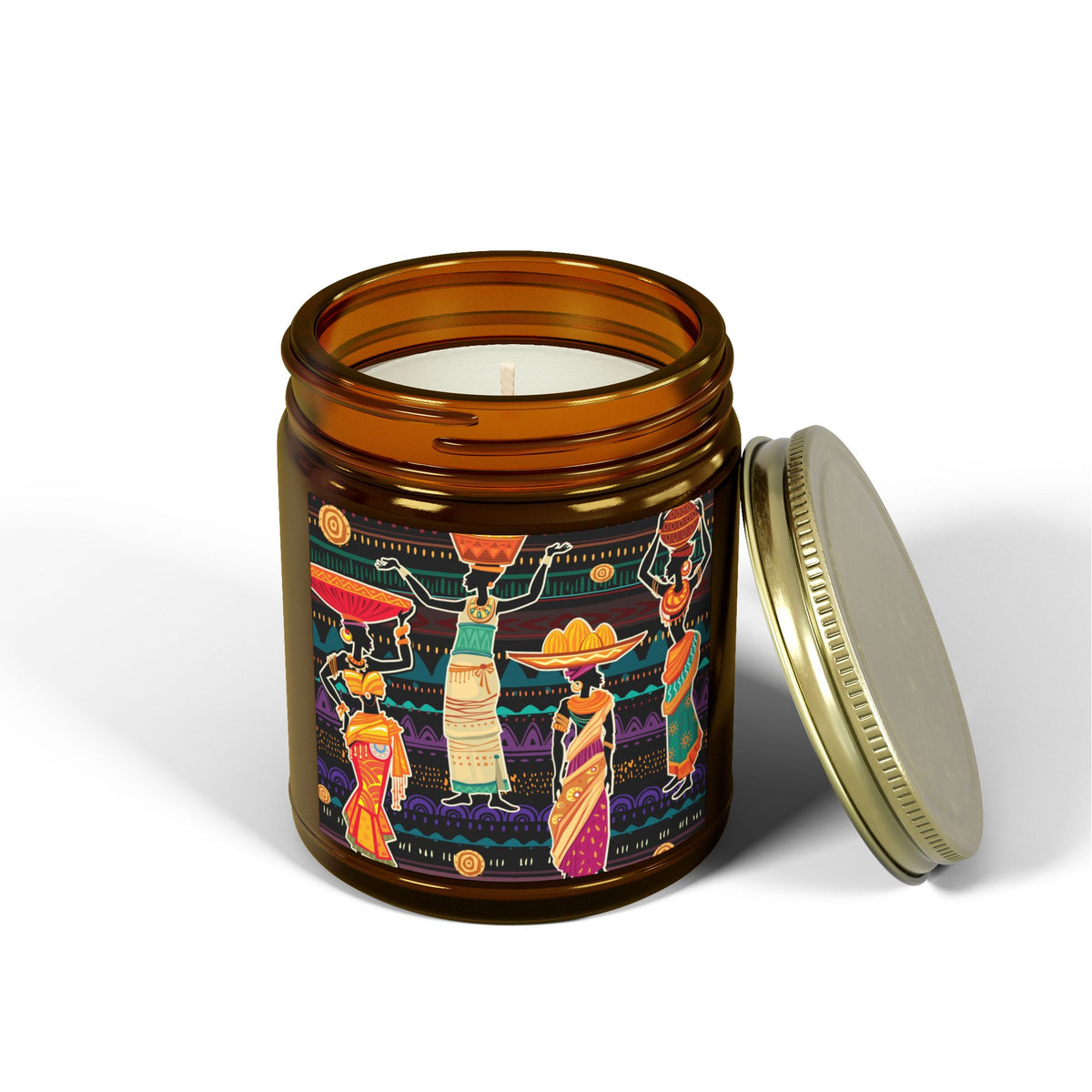 African Grace Scented Coconut Apricot Candles (4oz, 9oz)