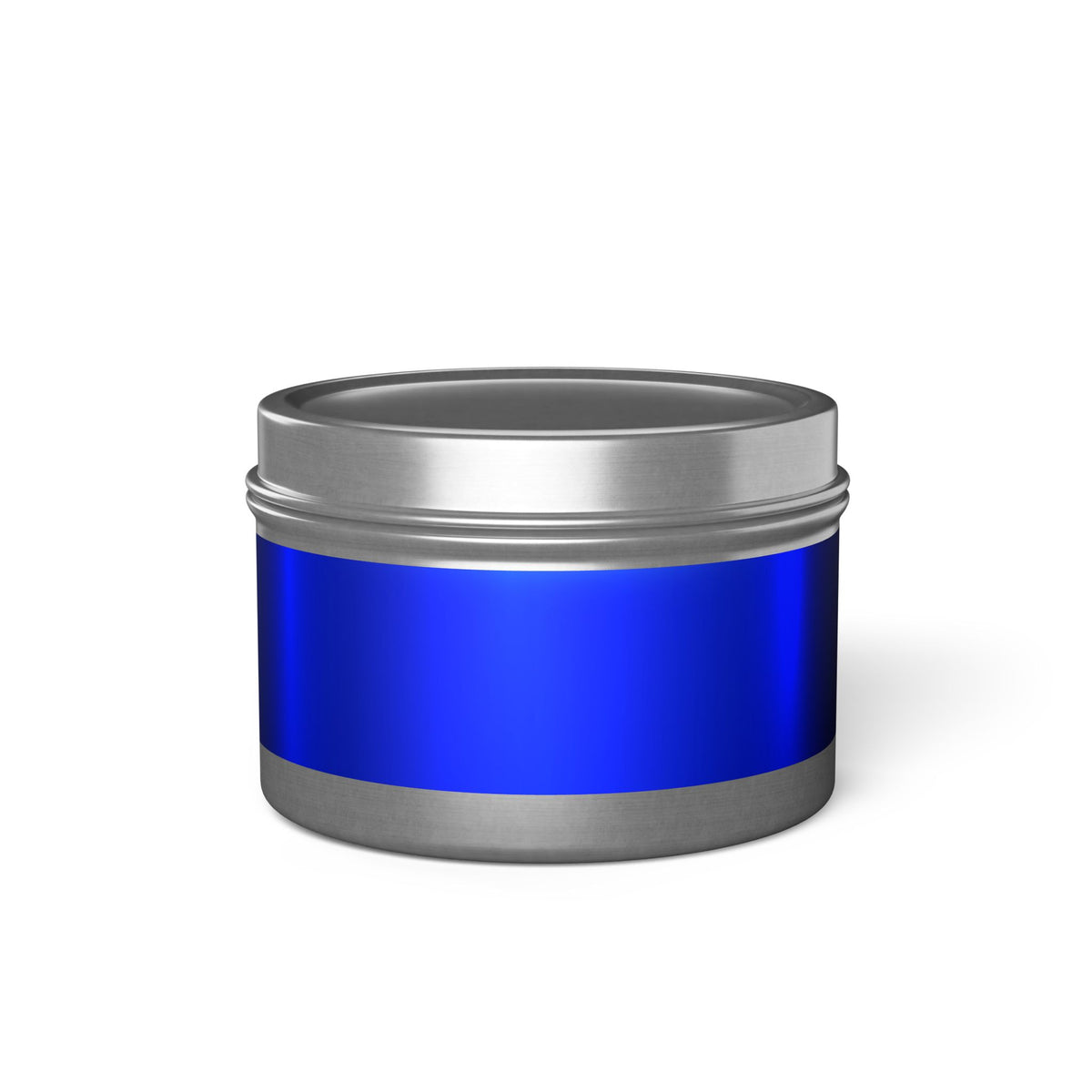 Blue Steel Tin Candles