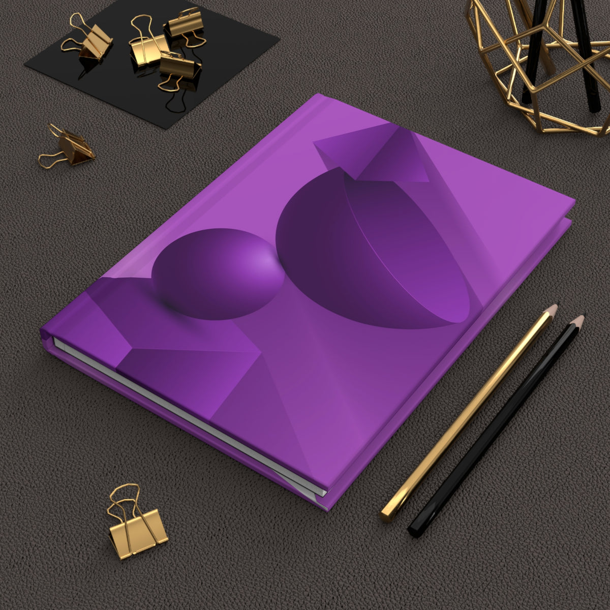 Purple Hardcover Journal Matte