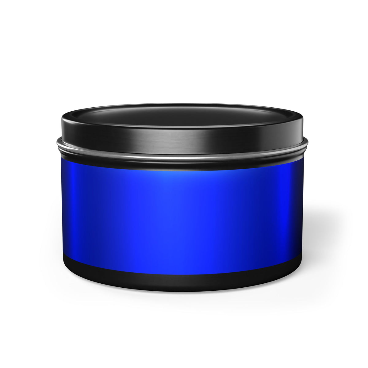 Blue Steel Tin Candles
