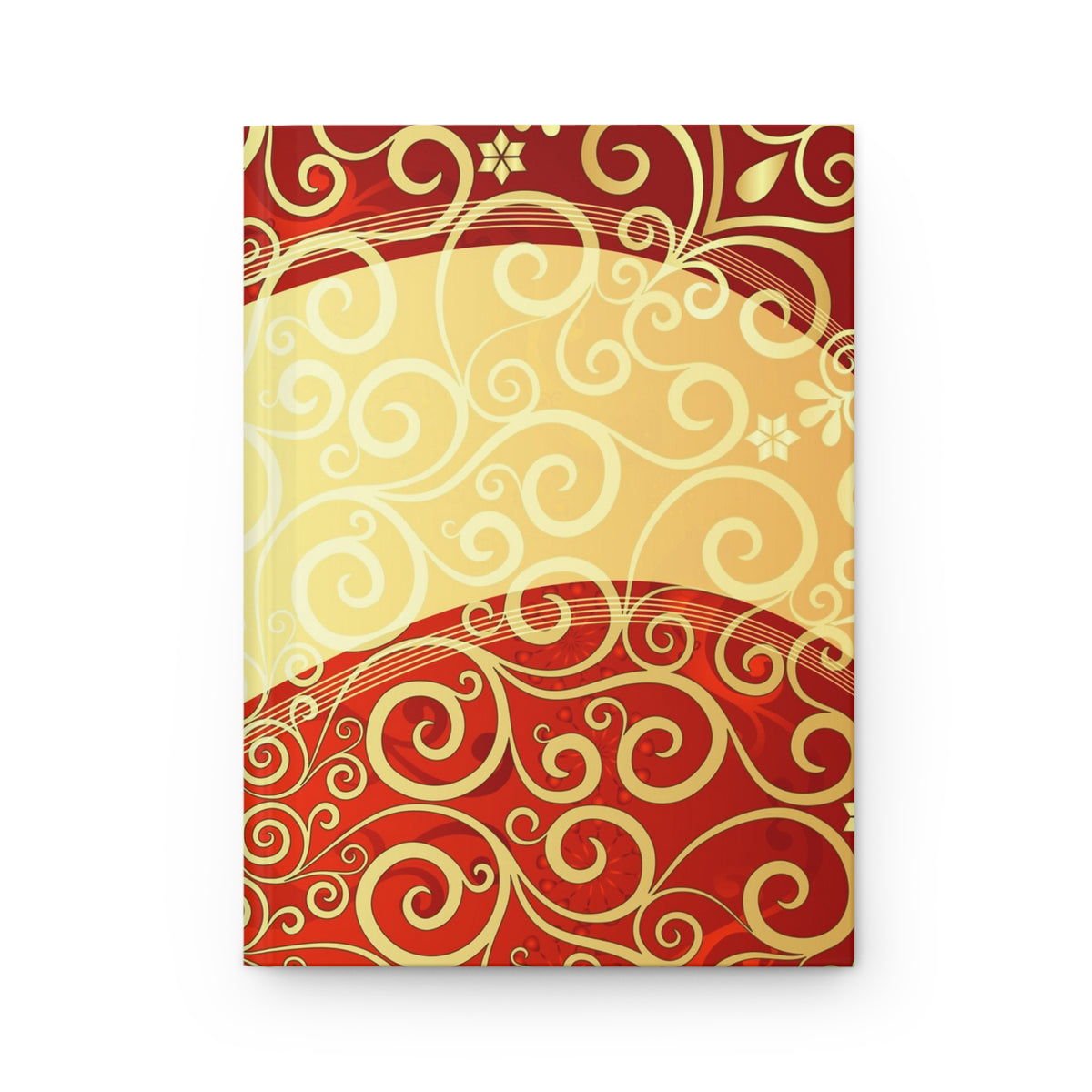 Red and Gold Hardcover Journal