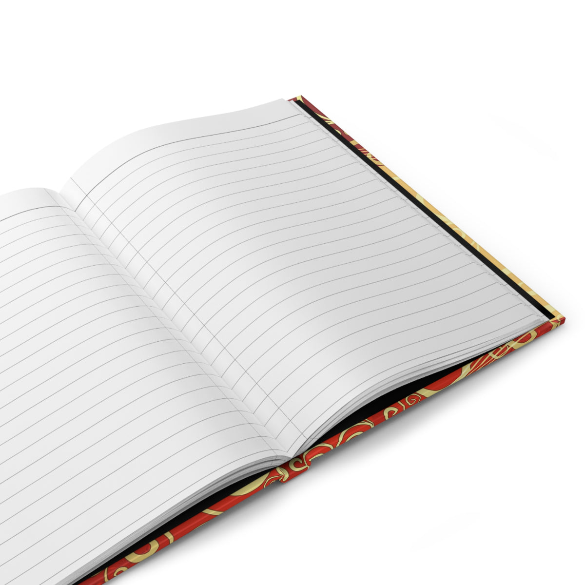 Red and Gold Hardcover Journal