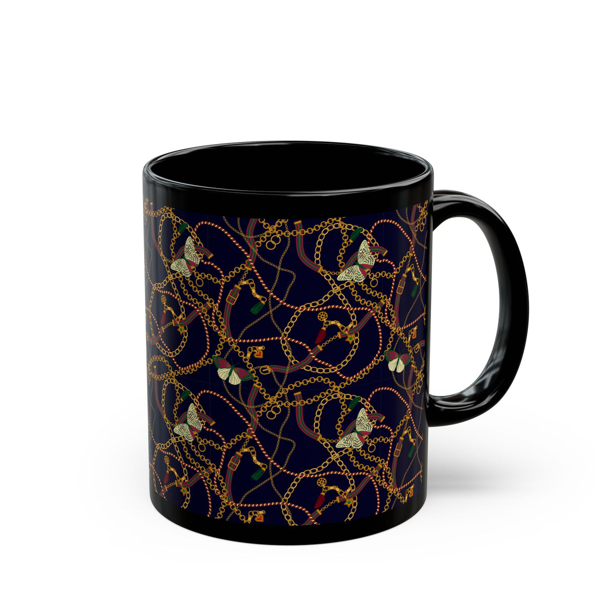 Captive Butterfly Black Mug (11oz, 15oz)