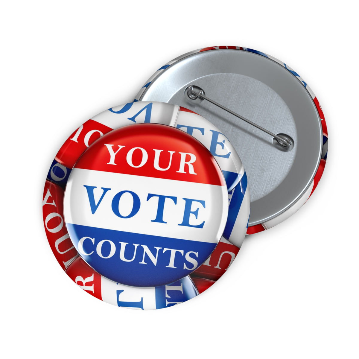 Vote Custom Pin Buttons